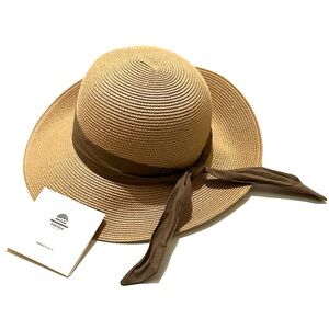 FURTALK Womens Beach Sun Straw Hat UV UPF 80+ Travel Foldable Brim Summer UV Hat